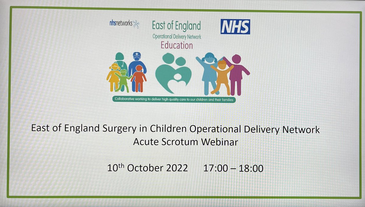 EoEPCCODN's tweet photo. Our colleagues over @EoeSurgerykids have been talking about their acute scrotum pathway and education for parents, teens and teachers. #SaveTheBall https://t.co/rEaTFFQXno