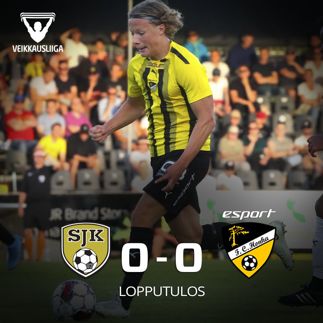 FCHonkaMiehet's tweet photo. EUROOPPAAN!

FT: SJK 0-0 Honka

Seinäjoella ei lopulta maaleja nähdä. Tärkeimmän asian Honka kuitenkin saavuttaa, sillä tasapeli varmistaa keltamustien kolmannen sijan, pronssiset mitalit ja paikan europeleihin ensi kaudelle!

📸: Juhani Järvenpää

#MeOllaanHonka #Veikkausliiga https://t.co/WjuA28M4vH