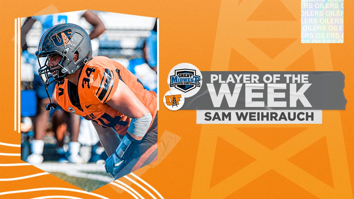 Freshman linebacker Sam Weihrauch has been named G-MAC Defensive Player of the Week after leading a dominating defensive performance Saturday against Northwood.

🏈: bit.ly/3VgUARX