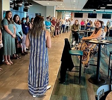 Congratulations to our undergraduate and graduate Education majors who were inducted into Kappa Delta Pi (KDP), the international honor society in education, on Saturday! The KDP motto is: “So to Teach, So to Serve, So to Live.” coastal.edu/scoess/student…
