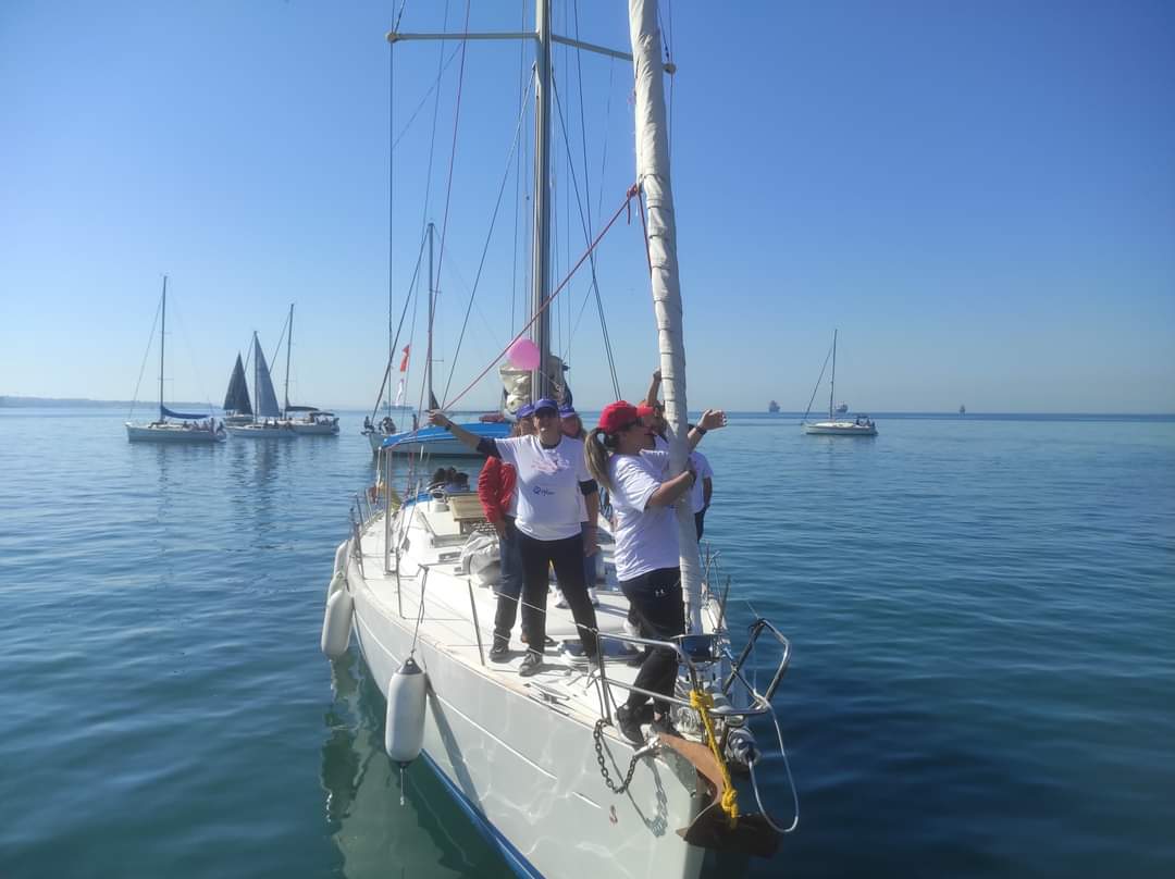iMedPhysAUTH's tweet photo. 10 Χρόνια #SailForPink!
To #AUTH #iMedPhys υπηρήφανος υποστηρικτής της δράσης του Άλμα Ζωής Ν.Θεσσαλονίκης #SailForPink!
Το #SailForPink αποτελεί την μεγαλύτερη ενημερωτική εκστρατεία για την πρόληψη και την έγκαιρη διάγνωση του καρκίνου του μαστού στη Β.Ελλάδα! https://t.co/B9MUiYGrdu