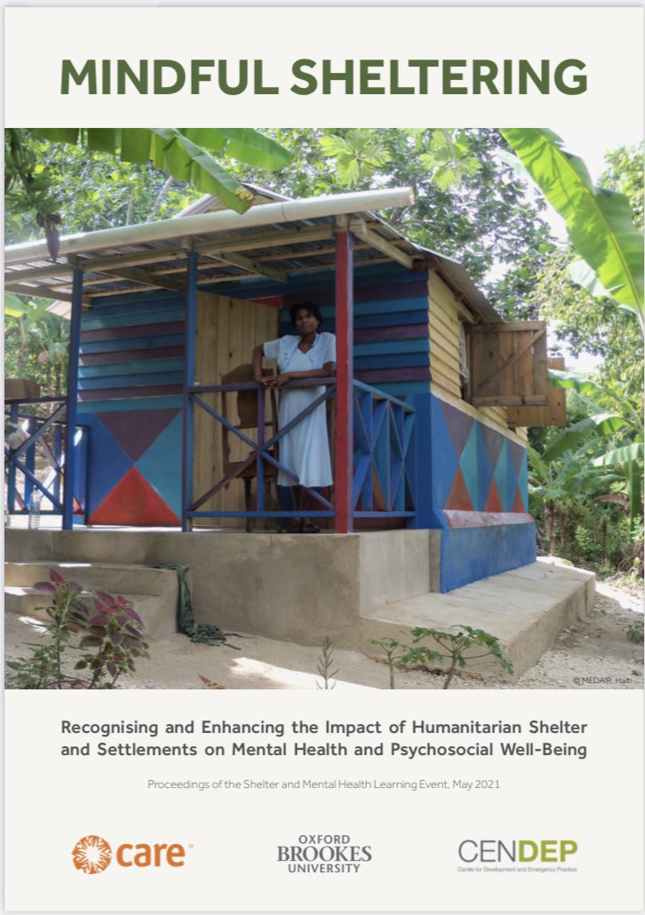SueWebbUK's tweet photo. Humanitarian sheltering is lifesaving and supports #mentalhealth Everyone should have access to adequate living conditions Read more here https://t.co/Gv69pIje3f https://t.co/Z1OfkUTT7J