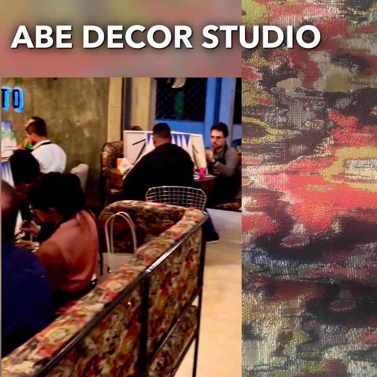 AbeDecorStudio's tweet photo. Nuestras #telasexclusivas #telascoloridas presentes #decorando los mejores sitios de Caracas @manifiestoccs
#abedecorstudio #homedecoration #telasparamuebles #telasparatapizar #tapizados
#ccpaseolasmercedes https://t.co/d0D12ru5xQ