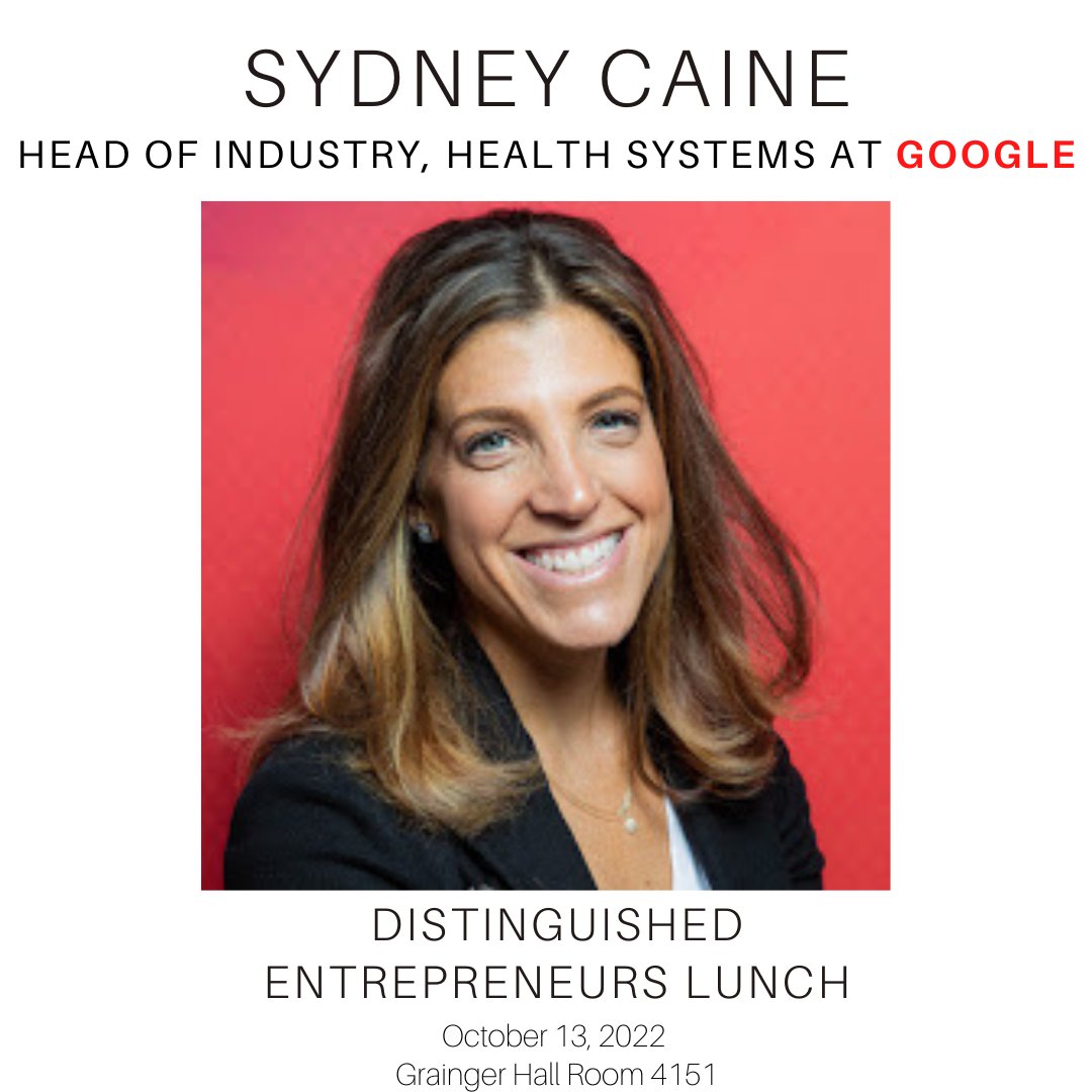 Come join us to meet Sydney Caine who manages a team that partners with some of the largest health insurers and health systems to develop digital solutions that deliver results. 

RSVP to lnkd.in/gXNkwUwr
