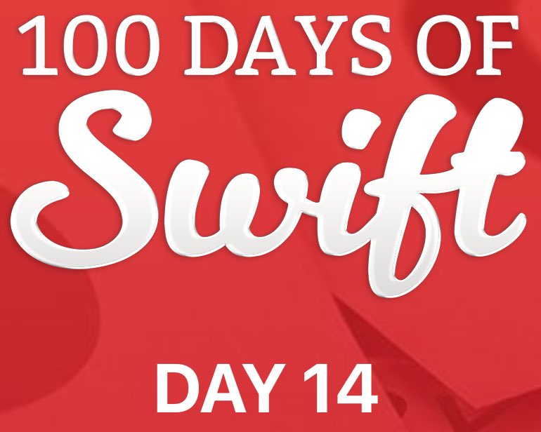 MaxSh69264556's tweet image. Day 14 of #100DaysOfSwift by @twostraws is done.
Today’s topics were:
•Functions
•Optionals
•Optional chaining
•Enumerations
•Structs
•Classes

#SwiftUI #programmingeducation #hackingwithswift #100DaysOfCode