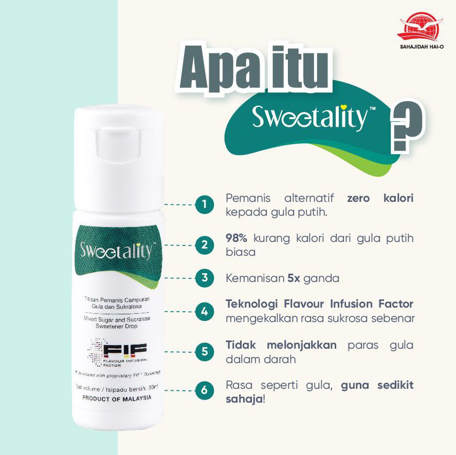 AzmiZahari74's tweet photo. Tgh &amp; nak kawal gula?
Jom gunakan Sweetality yg memudahkan anda ni!
✅Rm65/30ml
✅1 drop=1 Sudu Teh Gula
✅98% Less Kalori drpd Gula Biasa
✅Kemanisan 5X Ganda
Klik link ini:
https://t.co/jeuXSEXTSG
.
#jomsihat #diabetes #kencingmanis #diet #kawalgula #pantasberkesan https://t.co/8aUHLT3kLu