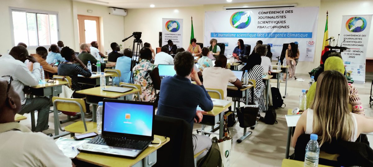 Renaudoss's tweet image. #Dakar #Sénégal Je prends part cette semaine à la Conférence des journalistes scientifiques francophones, autour du thème :&quot;Le Journalisme scientifique face à l&apos;urgence climatique&quot; à l&apos;initiative notamment du @rjsaf #CJSF 
1.