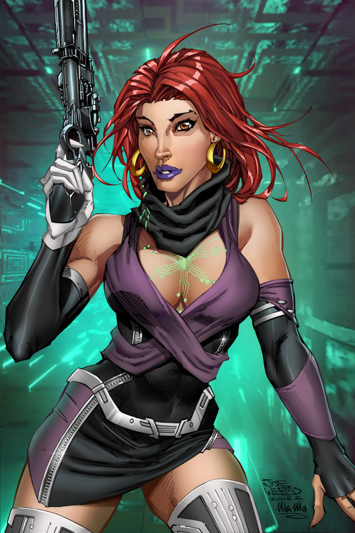 Cover colours for new Our Starry Universe Kickstarter campaign kickstarter.com/projects/ourst…, go check it out! 🔥🔥🔥

Lineart: @JoeWeems5 
Colours: <a href="/ulamosart/">Ula Mos</a> 

#kickstarter #indiecomicbook #scifi #comicbookcover