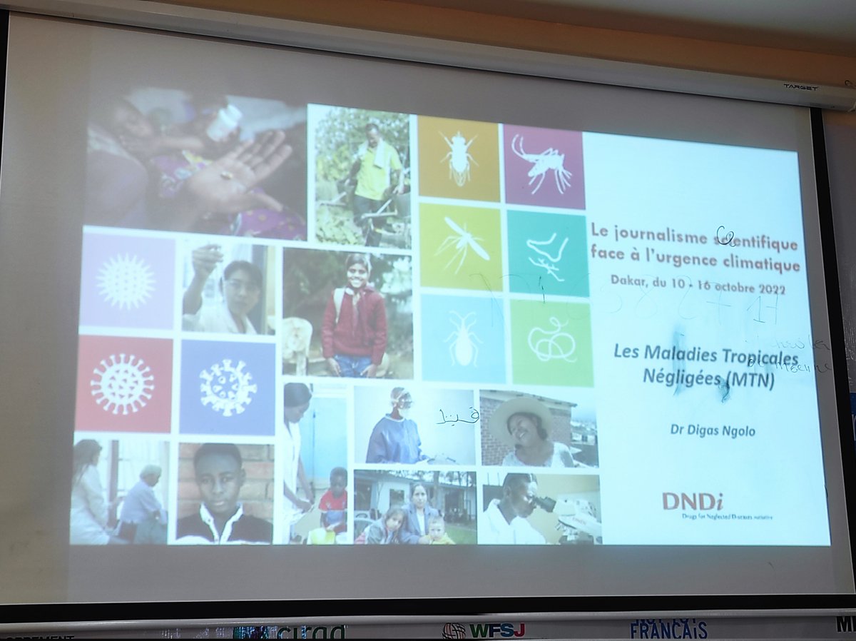 Renaudoss's tweet photo. L'occasion d'échanger entre confrères et avec des experts, sur des questions structurantes, comme le changement climatique, la la résilience alimentaire, la couverture des maladies négligées en Afrique, ou encore les efforts de décolonisation de l'information en Afrique. #CJSF https://t.co/gxUjgsW8Pe