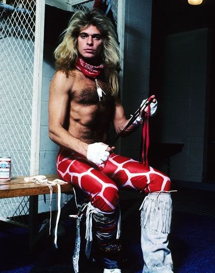 Happy birthday David Lee Roth! 
(born October 10, 1954)  