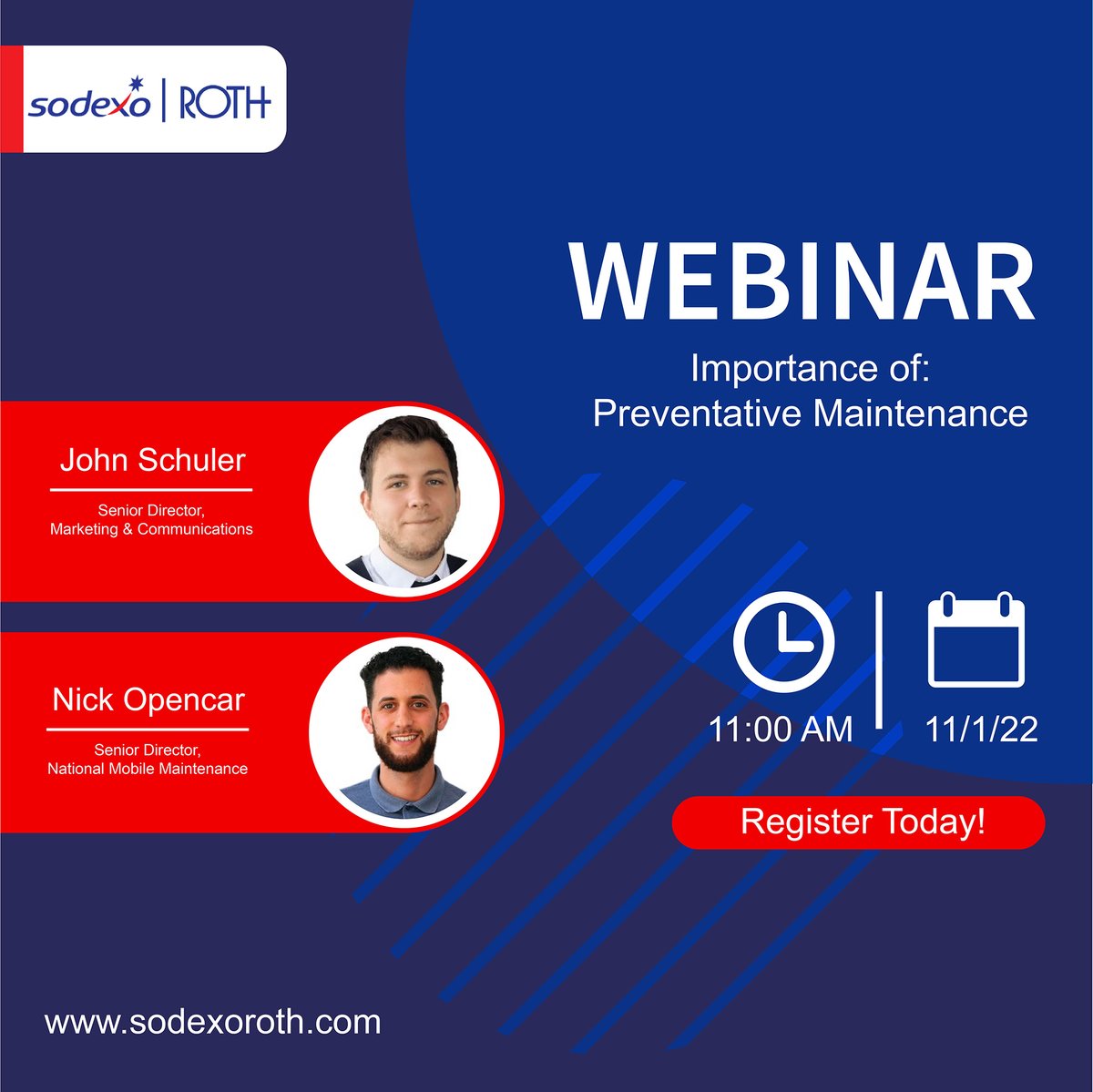 Name a better duo, we'll wait.....😎

* Crickets *

Join Nick Opencar and John Schuler on November 1st as they present to you the importance of Preventative Maintenance!

No tricks, all treats!

Register Here: sodexo50916.ac-page.com/nov-1st-2022-w…