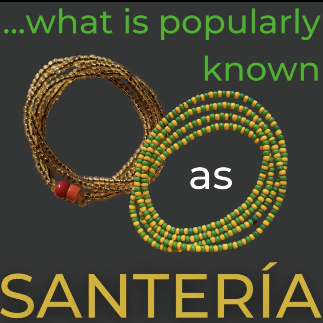 AmaliaDache's tweet photo. 1/4 In this last video, I end my series on AfroCuban Knowledge Systems in connecting the most popular AfroLatin American religion in the hemisphere- Santeria - with its more historically and anthropologically appropriate term, Ifá-Orisha. #HispanicHeritageMonth2022 #AfroCuba https://t.co/cTdFq55nx6