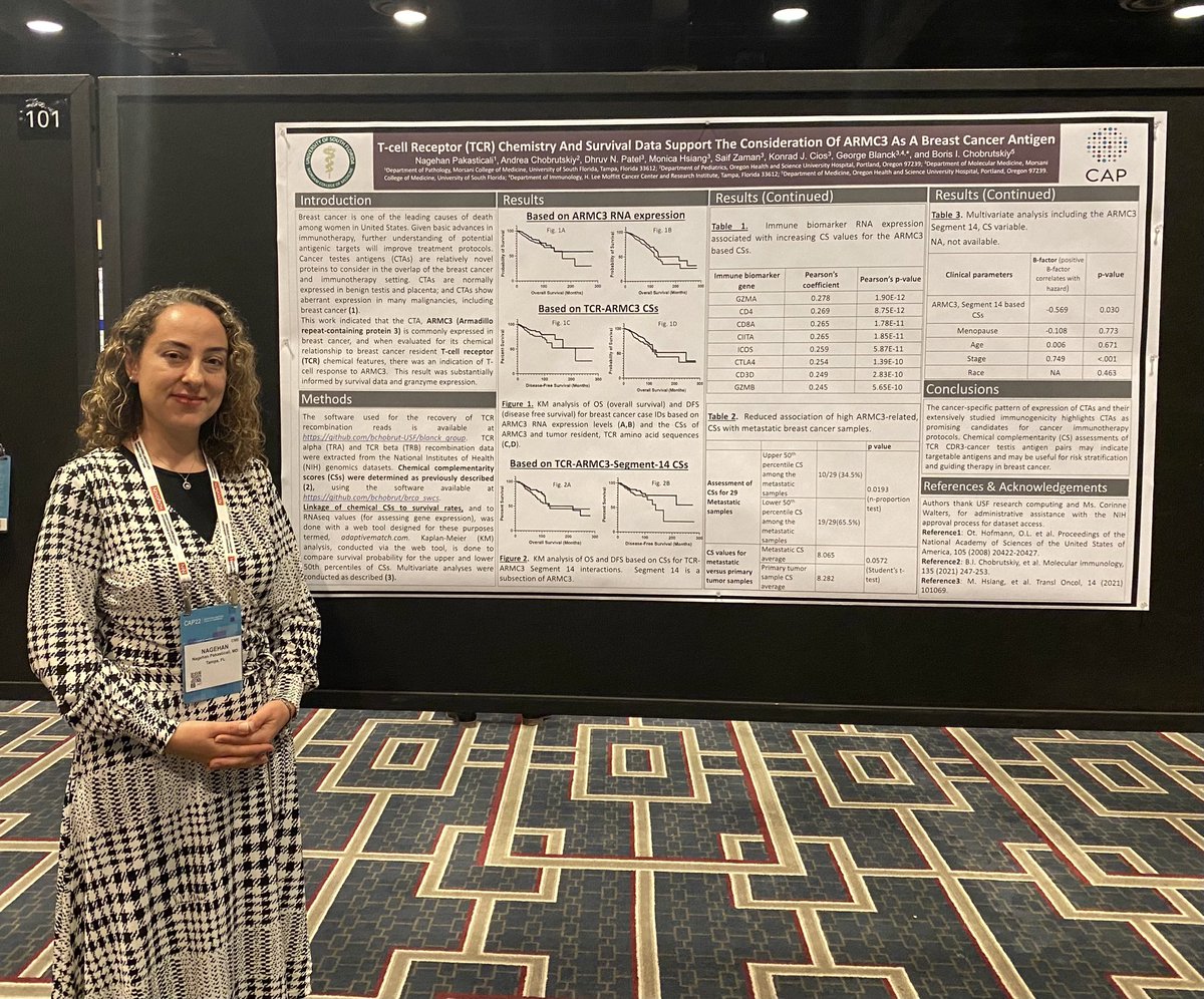 It’s time to present posters! Thanks to all our mentors! 😊👍
#CAP22 #USFPathology