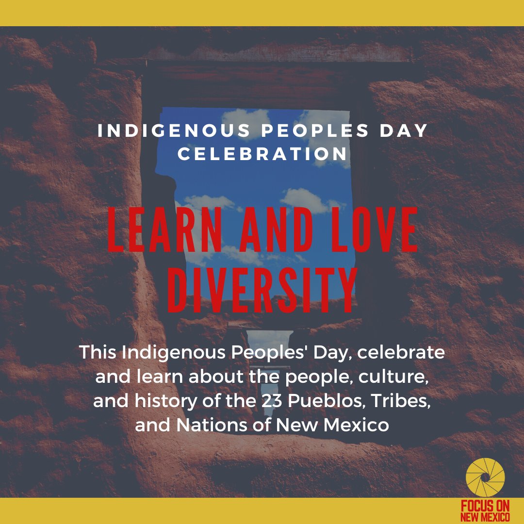 PicheStephanie's tweet photo. Today is Indigenous Peoples' Day here in North America! We invite you to find out more about New Mexico’s Unique Native American Communities by following this link. 

https://t.co/hYBTcPHS0S https://t.co/oBd9Cv75Ou