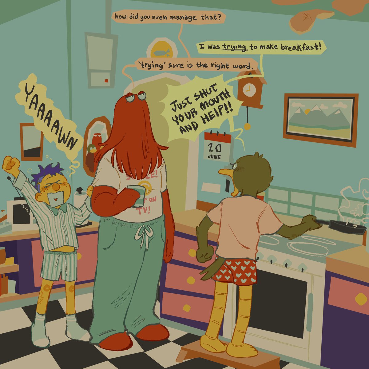 time_woods's tweet photo. Living in this house really must be a nightmare #dhmis #dhmisfanart https://t.co/BuCrUBO5s8