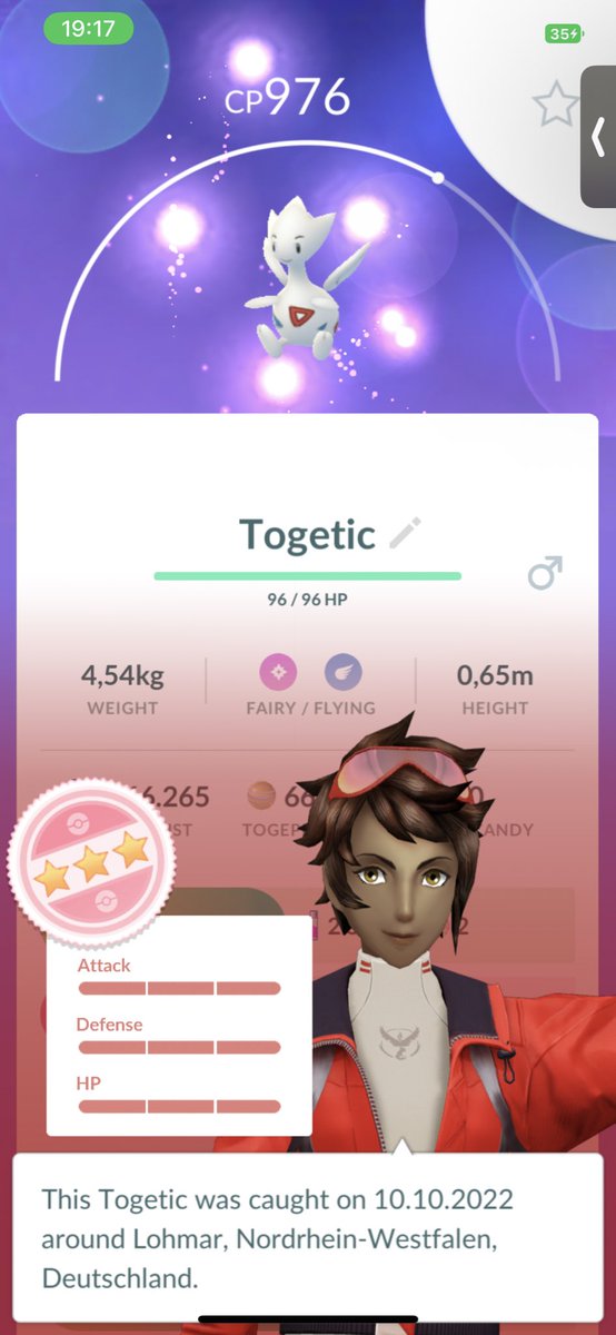 DirektorMiira's tweet photo. Nice present from a random raid 😍🙌
#Hundo #PokemonGo #NotShundo https://t.co/EJ89ZNzr6k