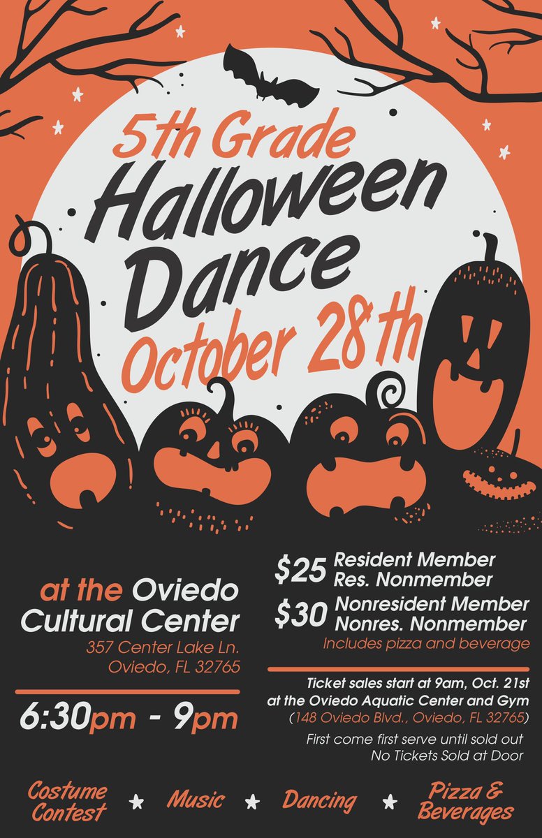 OviedoRecNParks's tweet photo. #5thGradeDance #Halloween https://t.co/DVEVoZmDtM