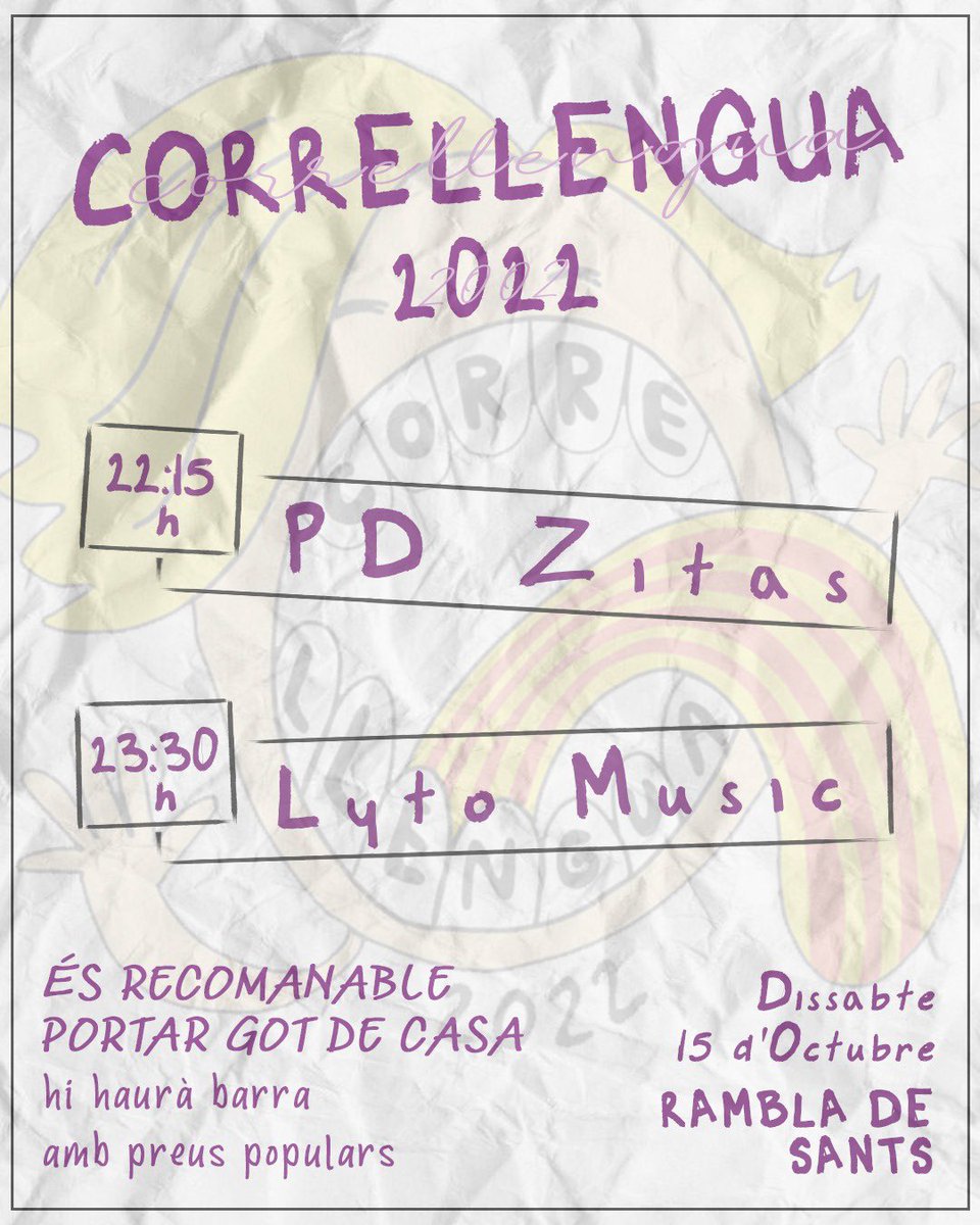 per la llengua!!!👅 us hi esperem a totes aquest dissabte🥳🫶🏼🥰💥😎💪🏼