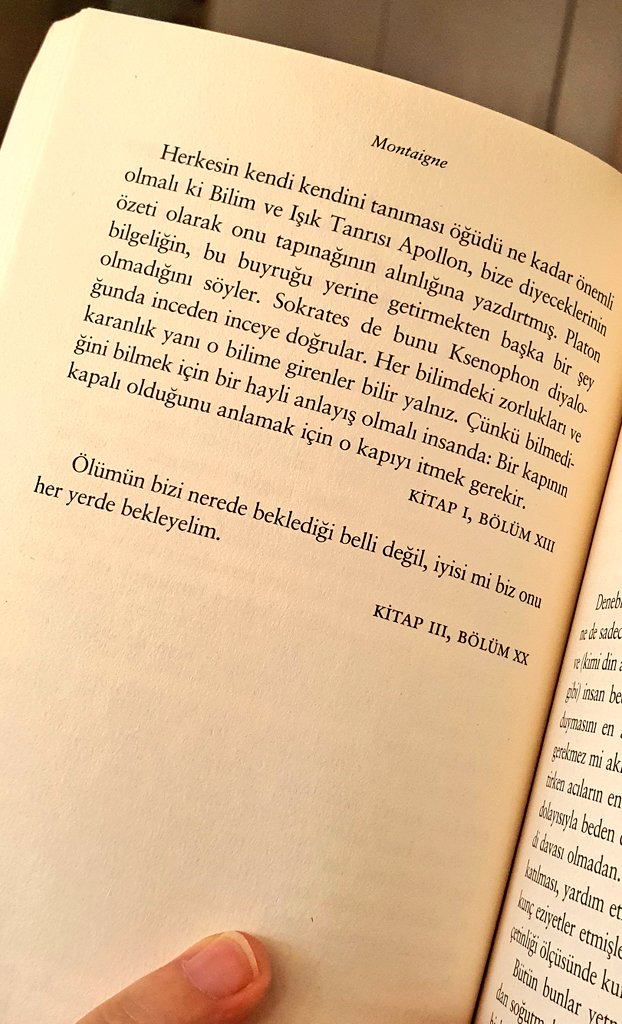 Ölümün bizi nerede beklediği belli değil, iyisi mi biz onu her yerde bekleyelim..