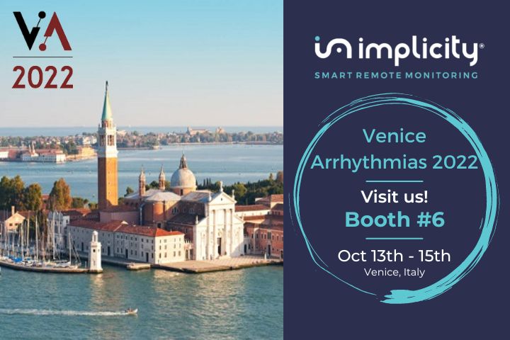 ImplicityHealth's tweet photo. πWhat about joining Implicity in Venice at the end of the week for #VA2022? We will be pleased to meet you and show you the advantages of our remote #cardiac monitoring platform!
πBooth #6
#cardiology #remotemonitoring #arrhythmia #ep #EPeeps #healthcare #digitalmedtech https://t.co/JlFocVIHDC