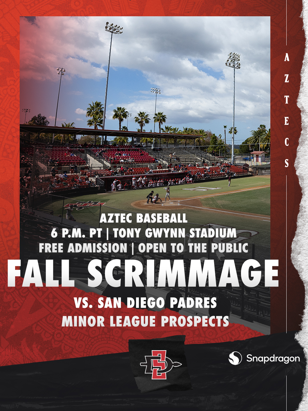 San Diego State Baseball on Twitter out and cheer us on tonight