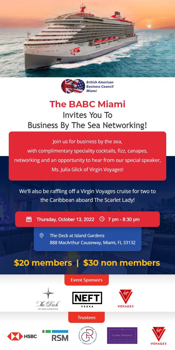 British American Business Council Miami (BABC MIA) tweet media