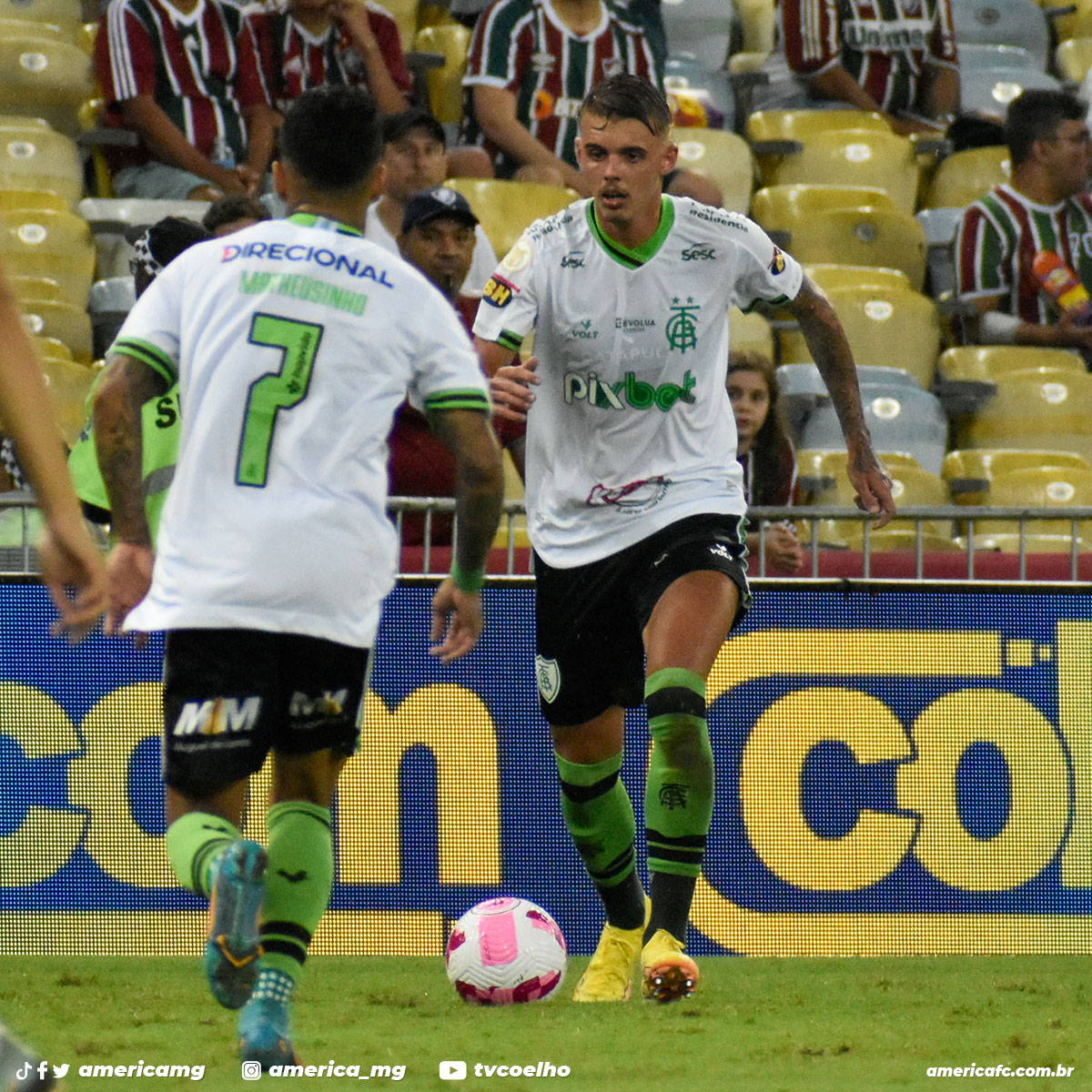 AmericaFC1912's tweet photo. Entrou e deu conta do recado! 👏🏿👏🏿👏🏿

Que atuação, Luan Patrick! 🐰💚

📸 Marina Almeida / América

#PraCimaDelesCoelho #SomosVolt https://t.co/hjKqKHTVLm