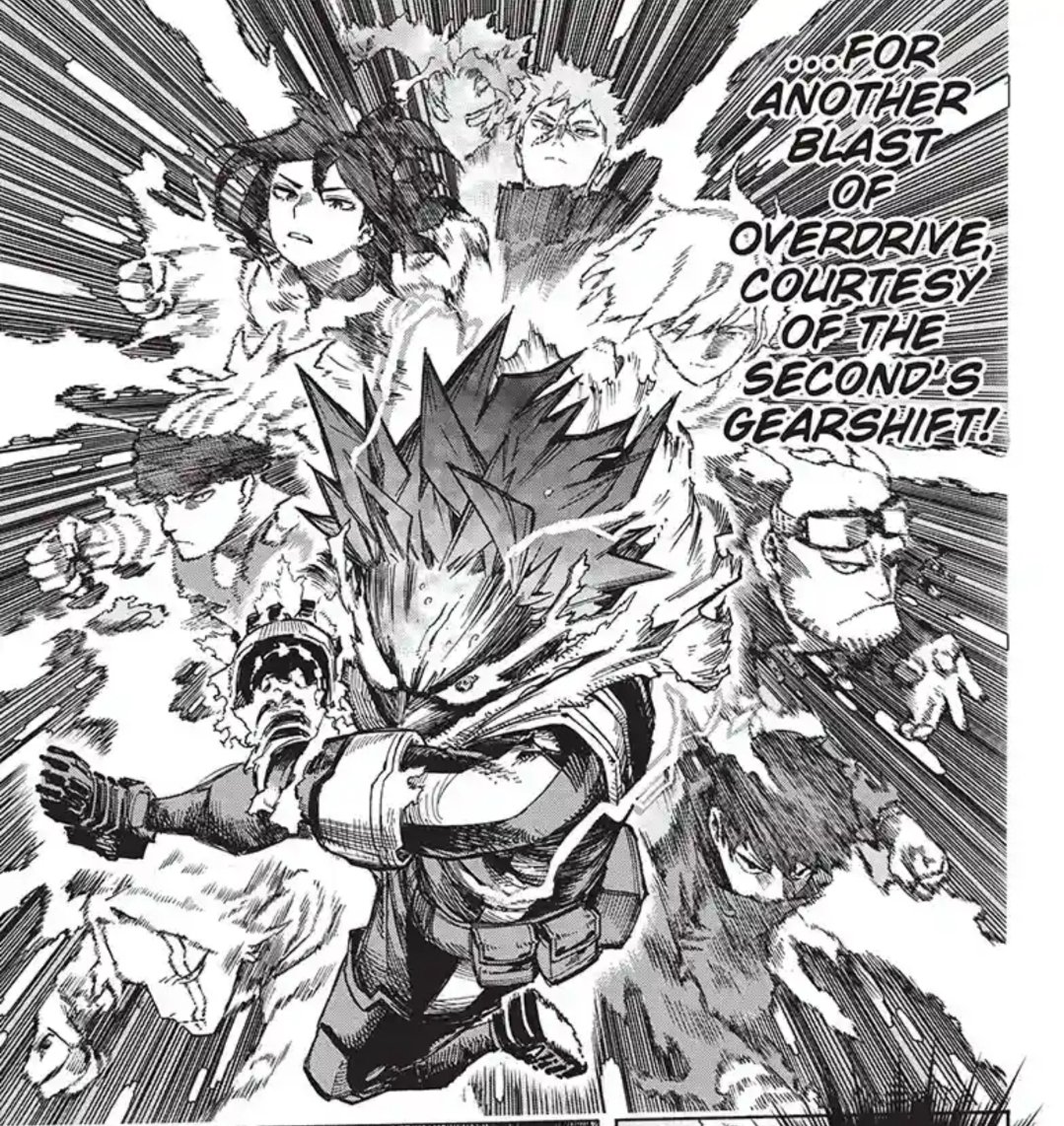 It took awhile but i think Horikoshi has grown to be one of my fav manga artist, these action shots are phenomenal