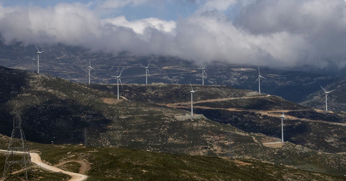 Reuters's tweet image. Greek renewables fully cover power demand for first time on record reut.rs/3SSyuUi