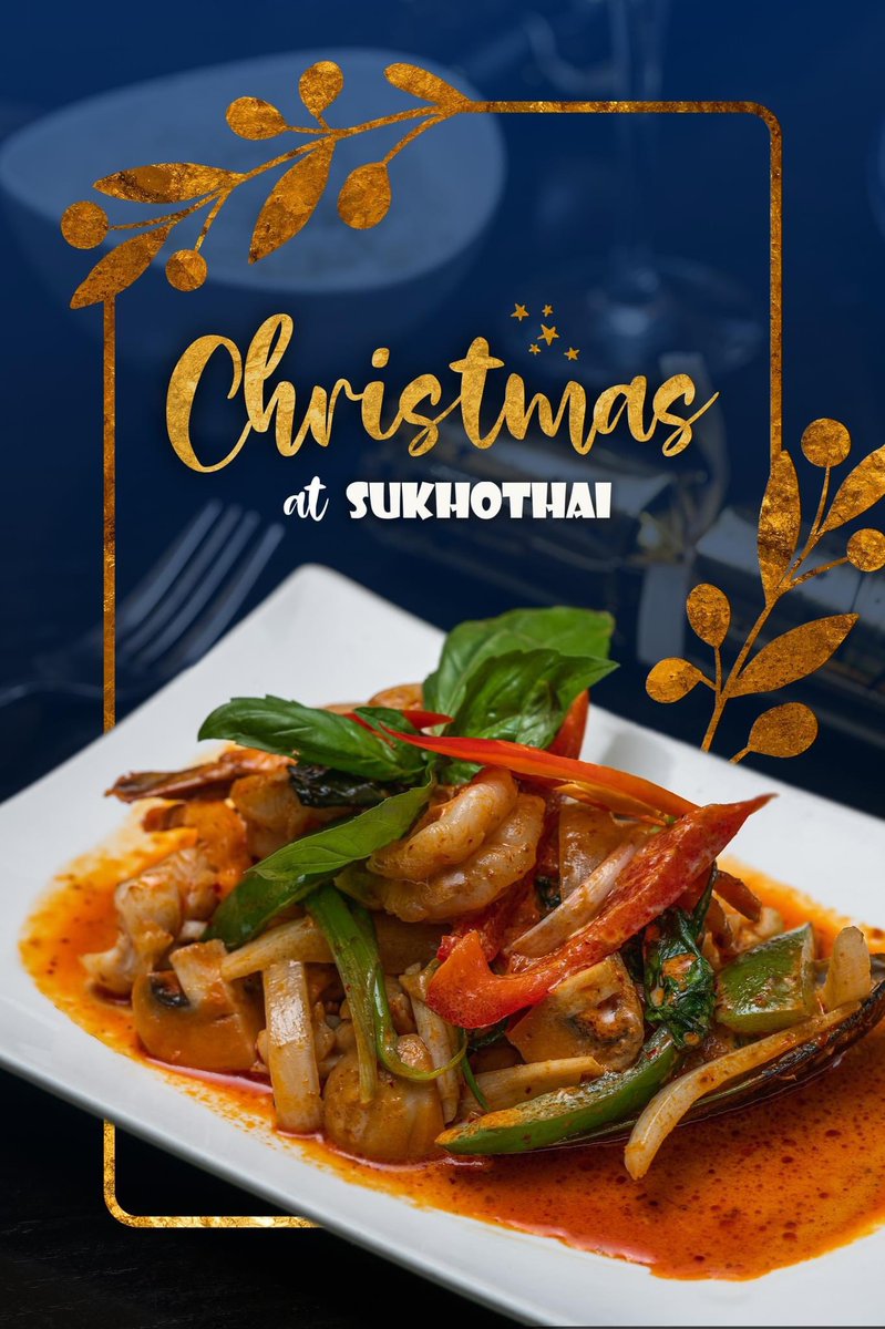Join us for an exceptional Thai experience this Christmas ✨

We’re excited for you to explore our brand-new Christmas menu available throughout December. 

View the menu and book  - sukhothai.co.uk/sukhothai-chri…

Booking early is advised, we can’t wait to celebrate with you!