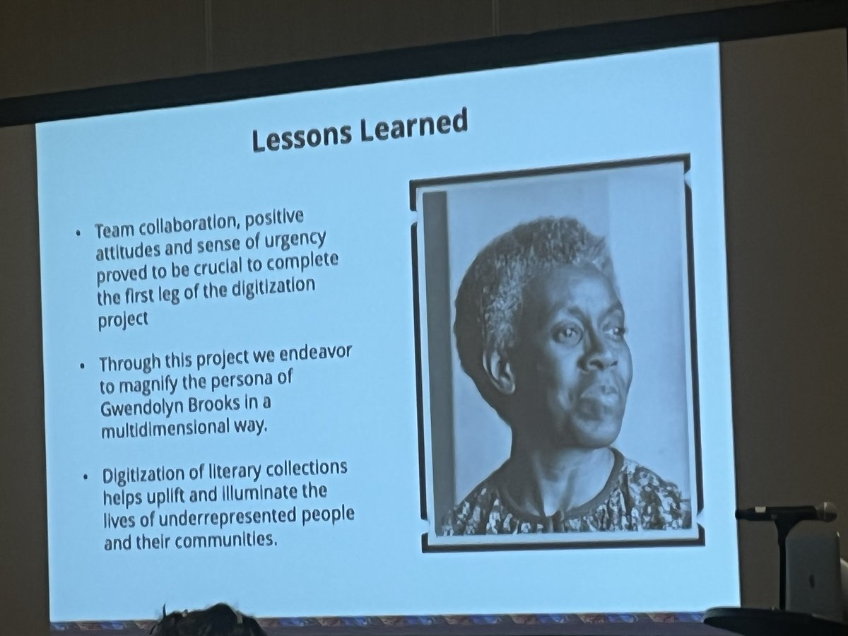 ARLpolicy's tweet photo. During #DLFForum, librarians &amp; archivists from @IllinoisLibrary highlight how digitization of literary collections can help uplift and illuminate the lives of underrepresented people and their communities https://t.co/fGbT2lVFS8