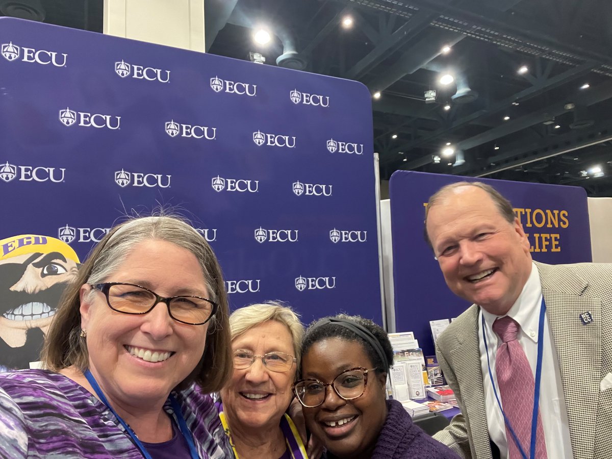 Stop by and see us at the NC Community College System Conference! October 9-11, 2022.
ECU representatives with interim president of the NC Community College System, Dr. William S. Carver.
<a href="/NCCommColleges/">North Carolina Community Colleges</a>