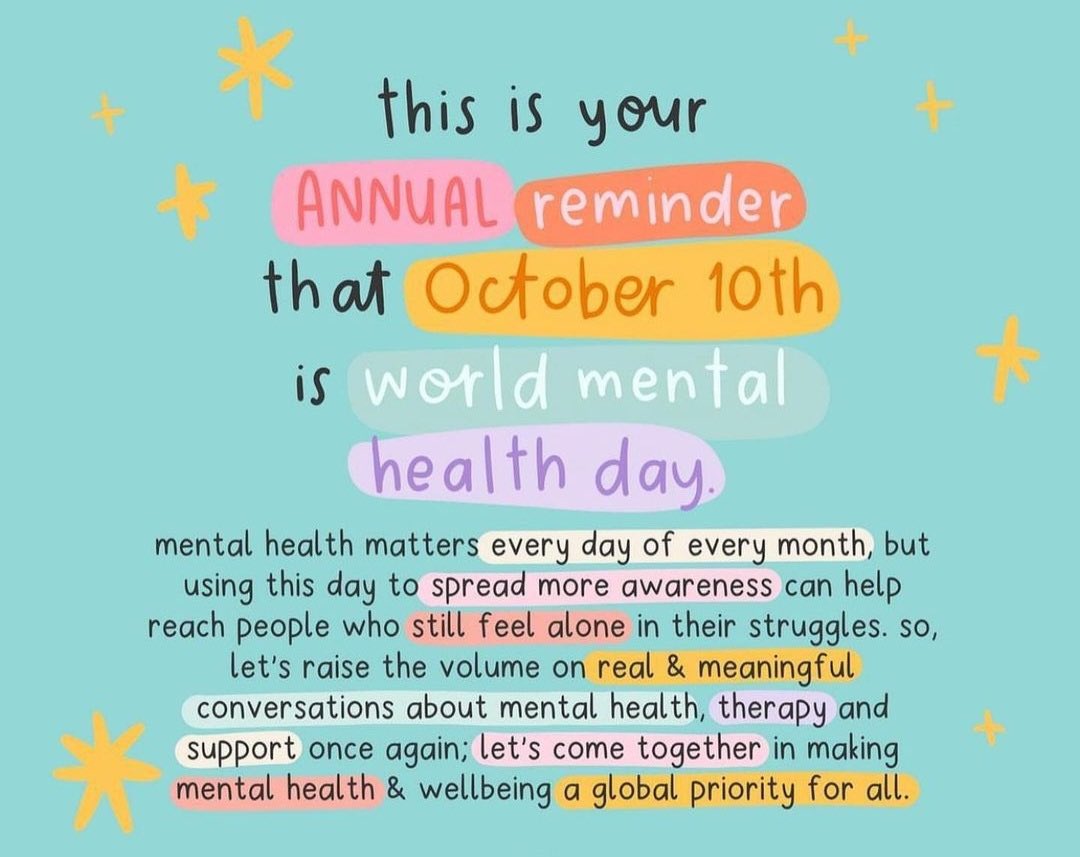 World Mental Health Day 🤍 #MentalHealthDay #MentalHealthMatters