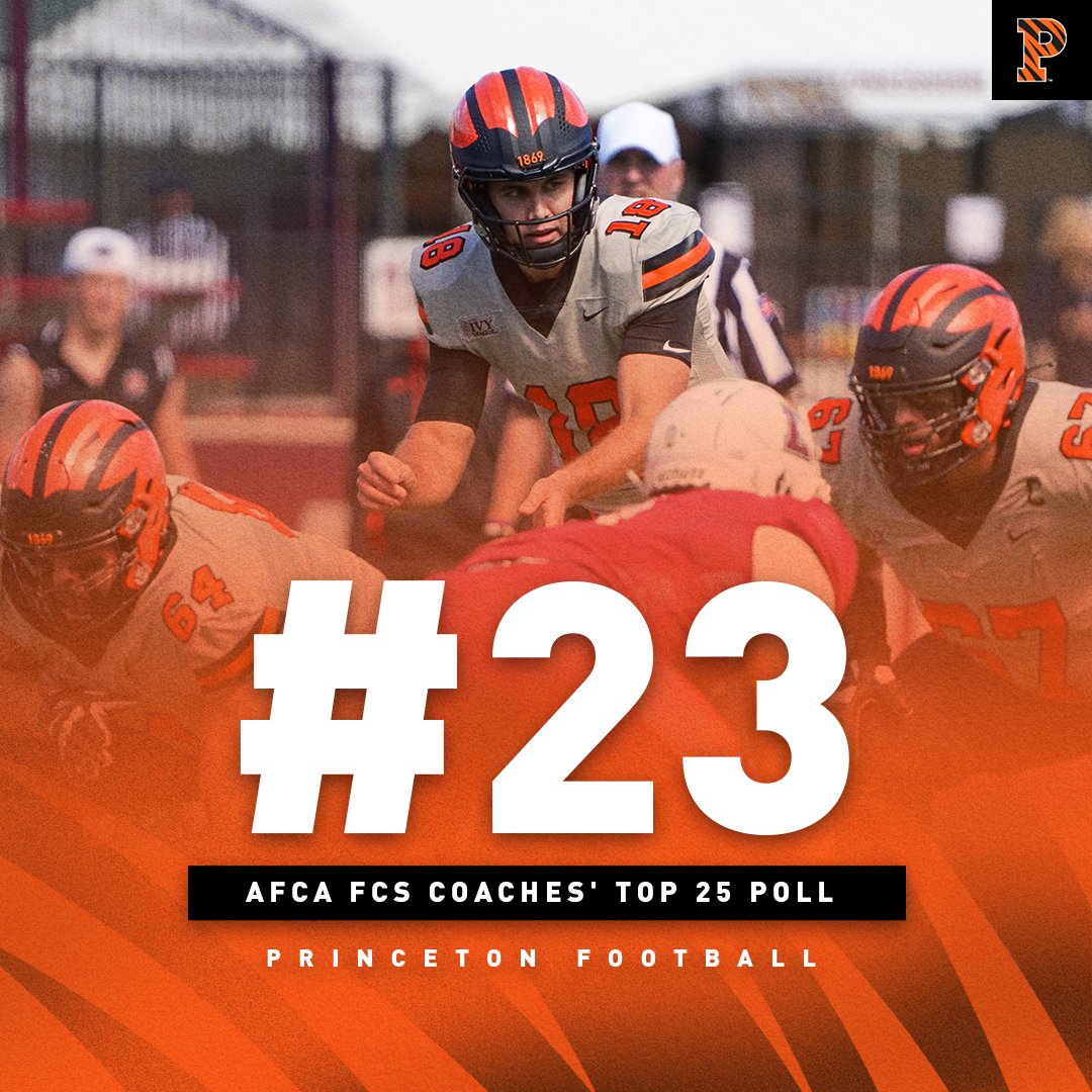Princeton Football tweet media