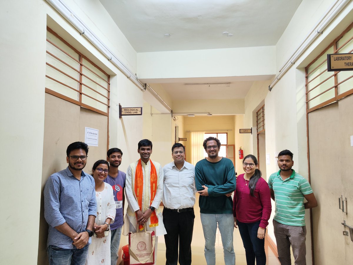 Dr Abhishek Suresh Dhoble (@asdhoble) on Twitter photo Recent grads from our #BioE lab conferred with MTech degrees today during 11th Convocation <a href="/IITBHU_Varanasi/">IIT (BHU), Varanasi</a>. They're placed in L&T Infotech & Calance. One of them also had a 1st author journal publication from his thesis: doi.org/10.1007/s12161…. We wish them all the very best! Recent grads from our #BioE lab conferred with MTech degrees today during 11th Convocation <a href="/IITBHU_Varanasi/">IIT (BHU), Varanasi</a>. They're placed in L&T Infotech & Calance. One of them also had a 1st author journal publication from his thesis: doi.org/10.1007/s12161…. We wish them all the very best!
