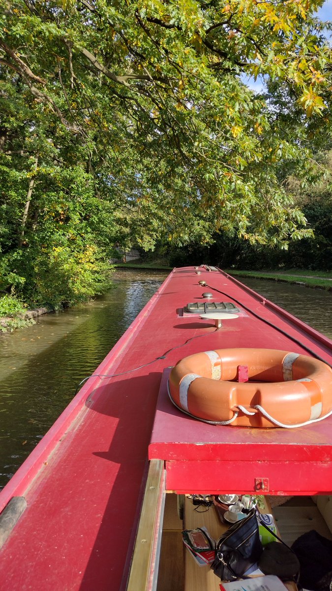 Just cruising on the Trent and Mersey.