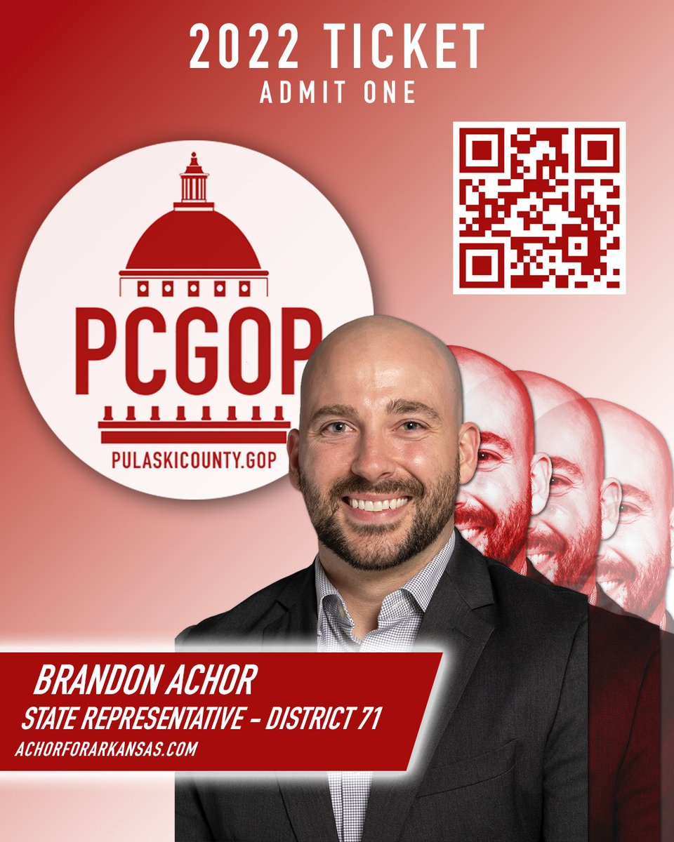 PulaskiARGOP's tweet photo. It's two weeks until Early Voting. Don't let the Pulaski County ballot shenanigans of 2020 repeat themselves and cast your vote #ForARCandidate Brandon Achor for #arleg House District 71! #arpx #pcpx https://t.co/1Kc0kiaMw7