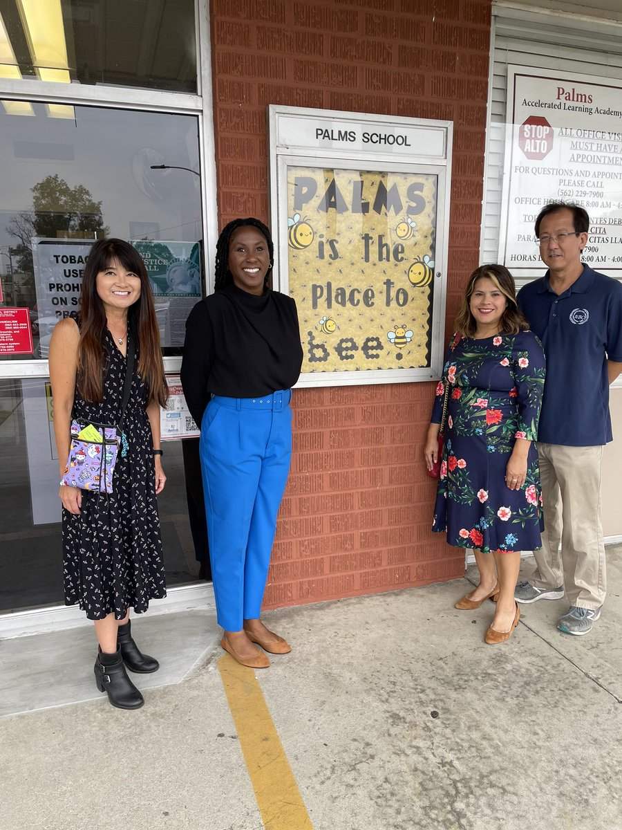 palmsacademy's tweet photo. Thank you Dr, Rios, Mr. Nishii, and Ms. Chase for visiting Palms today. https://t.co/oM91yZi84J