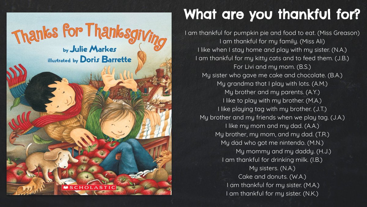 My heart is grateful to work and play each day with the kindergarten students and educators <a href="/AshleyOaksPS/">Ashley Oaks PS</a>. Happy Thanksgiving from Room 167! <a href="/TVDSBKinder/">TVDSBKindergarten</a> 🦃