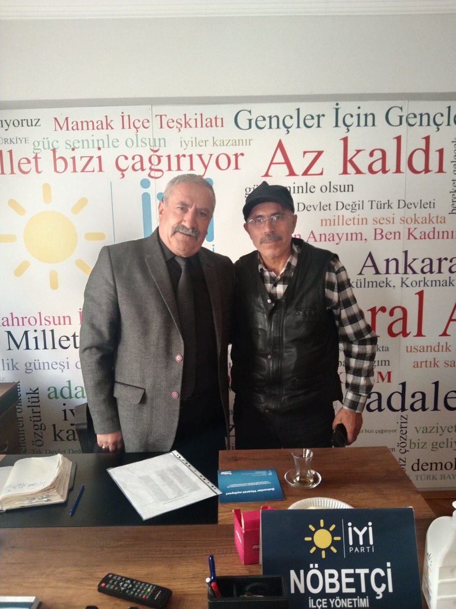 Habib Şeker (@sekerhabib) on Twitter photo İYİ MAMAK.🇹🇷☀️
İlce Nöbeti Çetin ÇAĞLAR.
İlçemizi ziyaret eden dostlarımıza teşekkür ediyoruz.
#BizMAMAKLIYIZ
<a href="/meral_aksener/">Meral Akşener</a>
<a href="/korayaydintr/">Koray Aydın</a>
<a href="/yetkinozturk06/">Yetkin Öztürk</a> İYİ MAMAK.🇹🇷☀️
İlce Nöbeti Çetin ÇAĞLAR.
İlçemizi ziyaret eden dostlarımıza teşekkür ediyoruz.
#BizMAMAKLIYIZ
<a href="/meral_aksener/">Meral Akşener</a>
<a href="/korayaydintr/">Koray Aydın</a>
<a href="/yetkinozturk06/">Yetkin Öztürk</a>