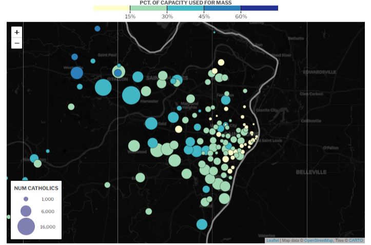 Which Catholic churches in St. Louis are filling the pews? Take an interactive parish-by-parish look. go.stltoday.com/q3Nwoj
