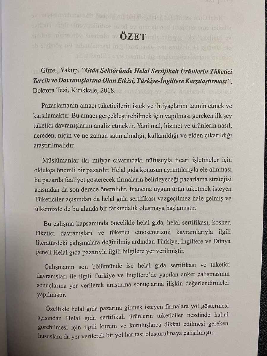 Dryakupguzel's tweet photo. Helal Sertifikali Ürünler ve Tuketici Davranislari isimli ikinci kitabim Gazi Kitabevinden cikti. Faydali olmasi dileklerimle. https://t.co/LD8dpfuWXT