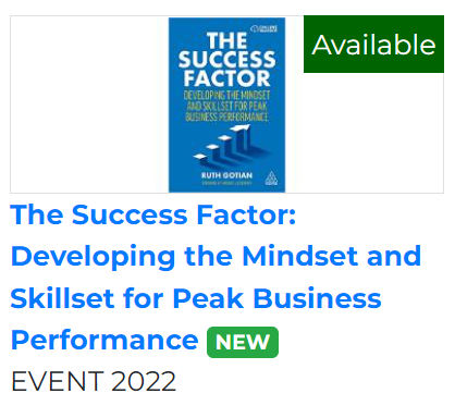 NEW WORKSHOP! Special FAES Event at NIH on 
Oct 27, 2022. 1/2 day workshop based on The Success Factor: Developing the Mindset and Skillset for Peak Business Performance” by Ruth Gotian 
$399 (book incl) [Gov't Rate: $299]
education.faes.org/search/publicC…

#success #workshop #science