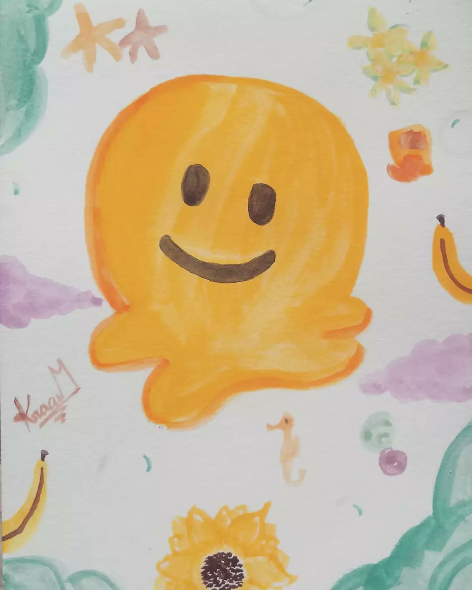 Kiari2S's tweet photo. Happy week everyone, I love this emoji , try not to melt lol😌❤🌻
#myart #acuarela #emoji #happyweek #mydraws #acuarella #art #Aesthetic #aestethic https://t.co/1w34s0kJCy