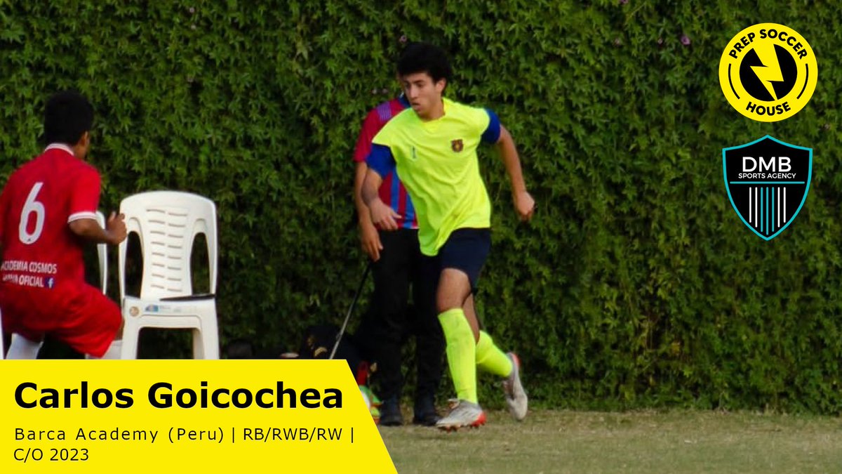 ⚡️Welcome to Prep Soccer House Recruiting, Carlos Goicochea!

Barca Academy (Peru)
Grad Year: 2023
RB/RWB/RW
Height: 5’9”
Weight: 152lbs
<a href="/dmbsports_/">DMB Sports Agency</a> 

Contact us for more information about Carlos, as well as check out his profile on our website!⚡️