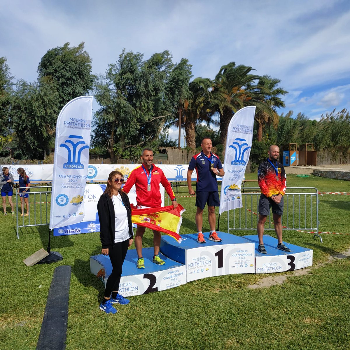 policia's tweet photo. Enhorabuena a nuestro 👮 por los logros obtenidos en el Campeonato de Europa de #Triathle, #Biathle y Laser Run 💫

👉Subcampeón en la categoría +40 de Biathle y Laser Run

👉Tercero en Triathle

Le deseamos mucha suerte🍀  para el Campeonato del Mundo de Biathle y Triathle https://t.co/s7jAy5tV2C