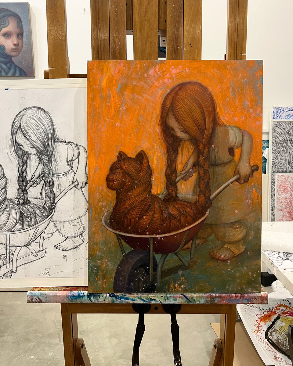 Easel time 🐱