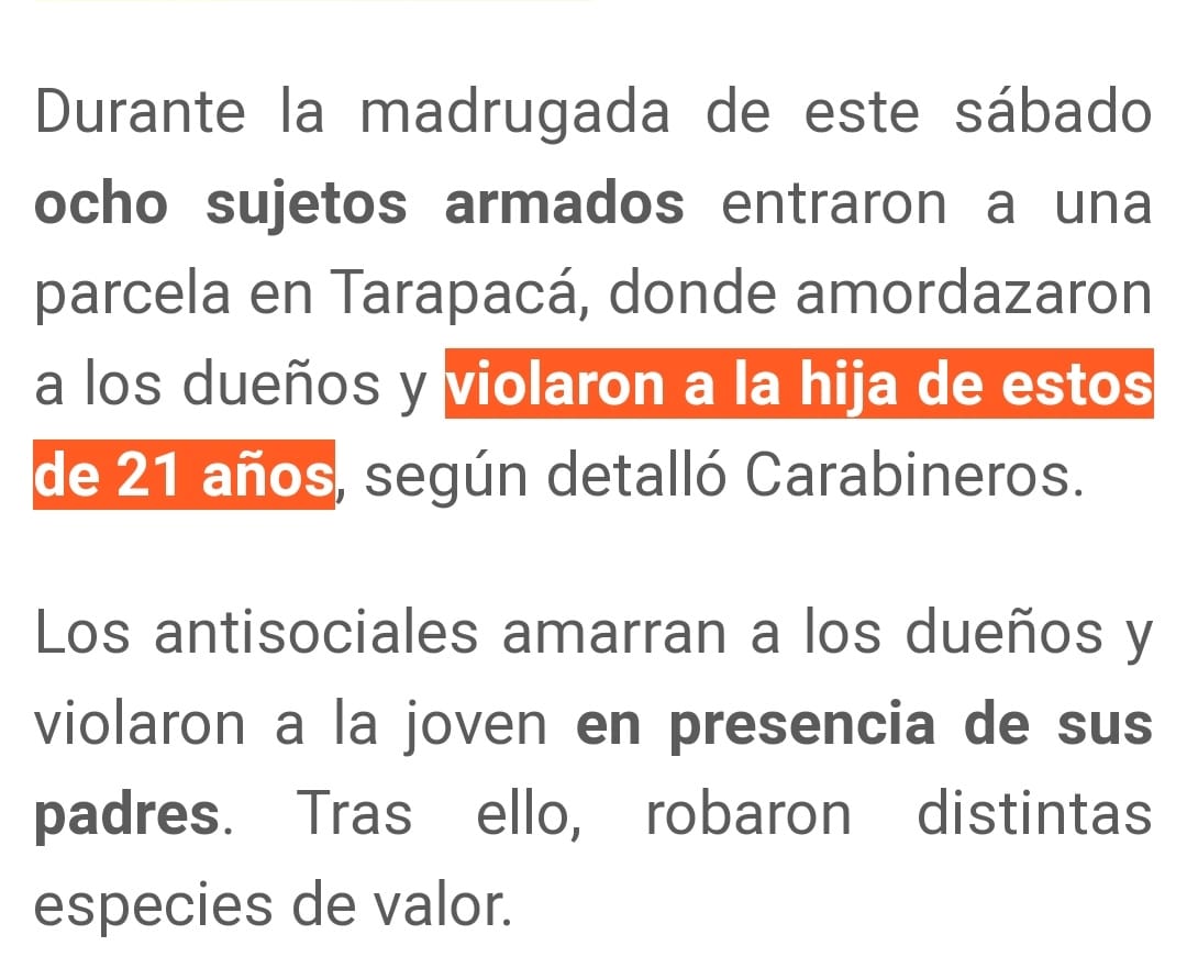 Marcela02480800's tweet photo. @gabrielboric De esto debes preocuparte la seguridad de los Chilenos https://t.co/5Ht4sLrQFG