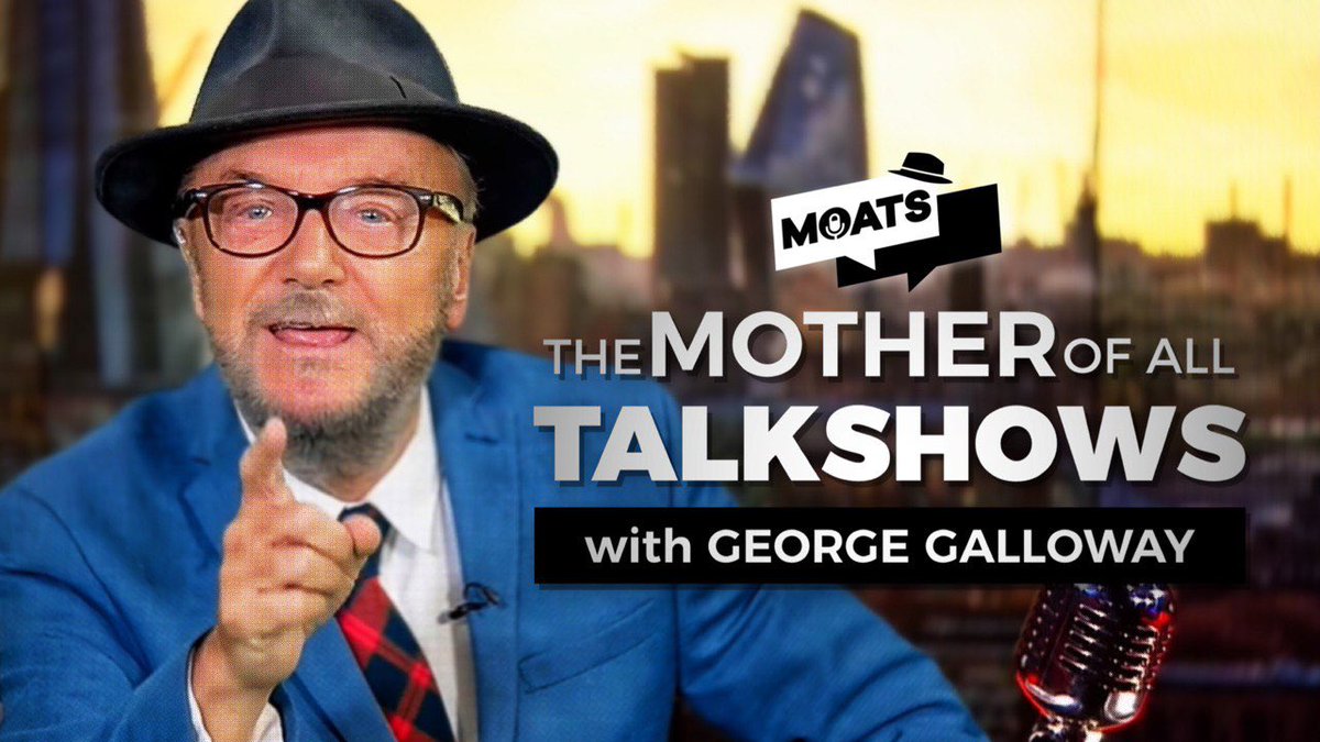georgegalloway's tweet photo. See you WEDNESDAY 9pm (UK) All Platforms @MoatsTV #RussiaUkraineWar #USA #ColumbusDay #ColumbusDay2022 #Truss #Kwazi #KingCharles https://t.co/4othp0TtT4