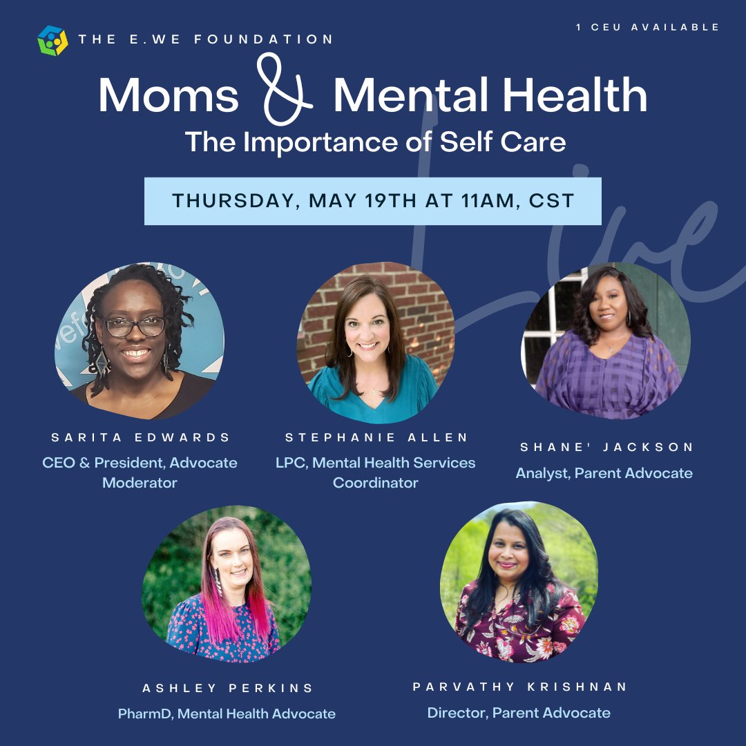 Check out Moms & Mental Health: The Importance of Self Care. We are committed to normalizing mental health and to providing support to families living with rare diseases, like Edwards Syndrome, medical complexities, and special health care needs. buff.ly/3elQlEg